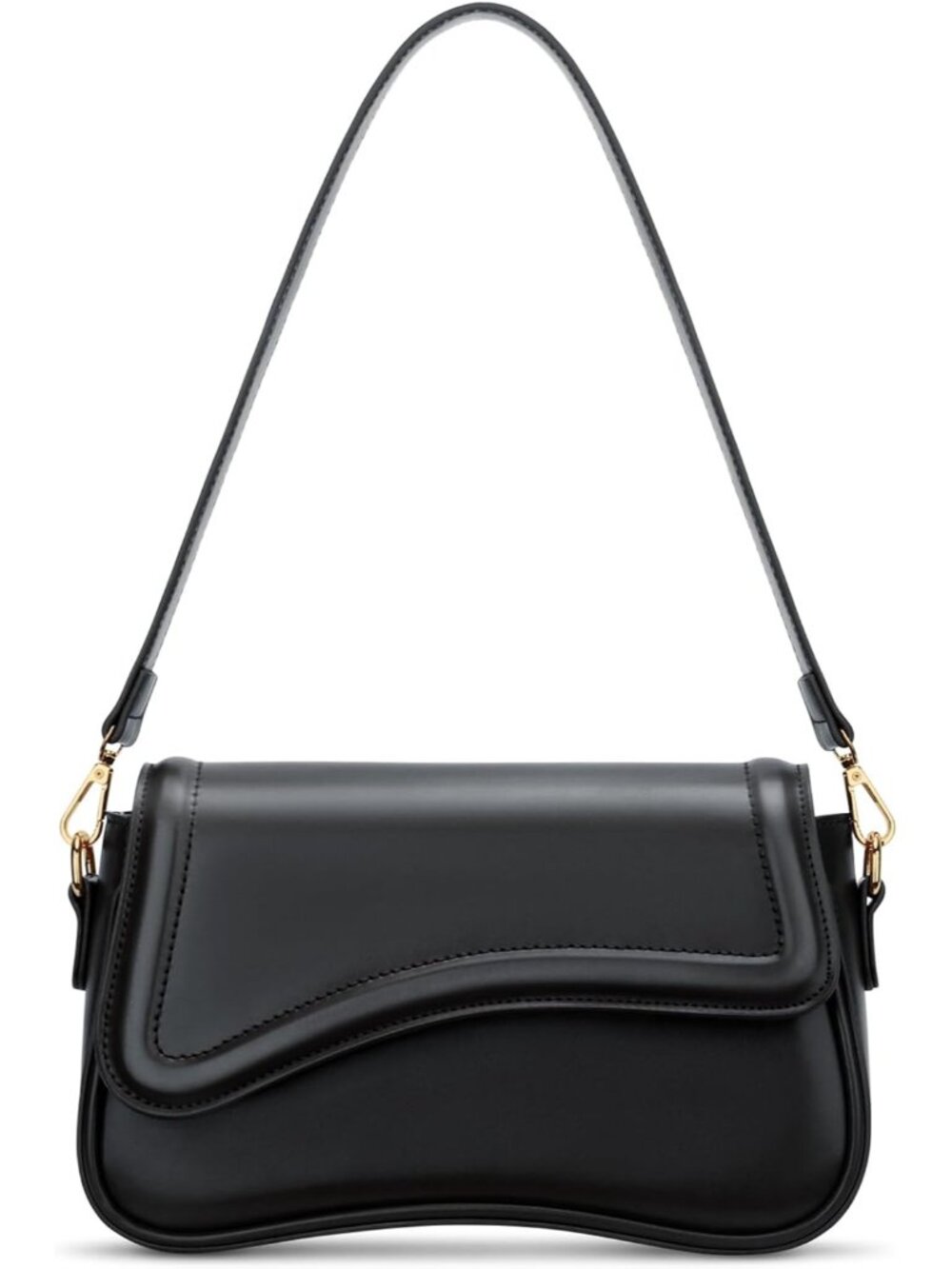 👜Women's Black Small Hobo Shoulder Bag Retro Underarm Crossbody Clutch Purse